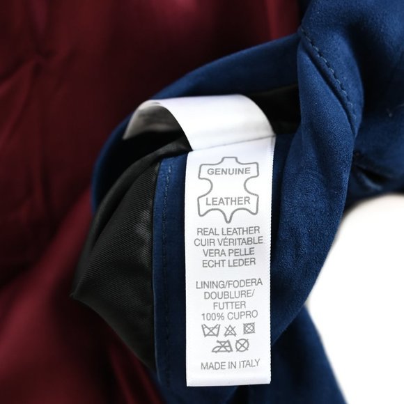 PAUL SMITH Men's Blue Suede Casual Jacket Size L - Picture 9 of 10